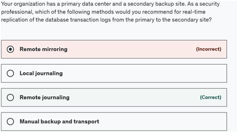 remote journaling|remote journaling cissp.
